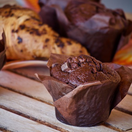 Muffinki czekoladowe z rozmarynem